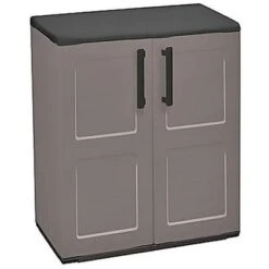 Plastic Storage Cupboard W/ Adjustable Shelving - All Sizes