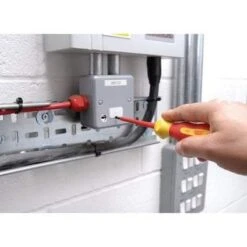 Draper Ergo-Plus Fully Insulated Interchangeable Blade Screwdriver Set - (18 Piece) -Build4less Shop 05776 965I 18iu3