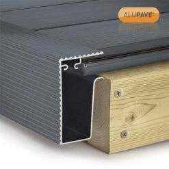 Alupave Fireproof Flat Roof & Decking Side Gutter - All Options -Build4less Shop 11