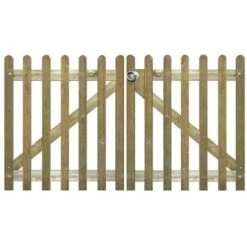 Level Top Round Pale Palisade Gates Inc Fittings - 1.75m X 1m Per Gate