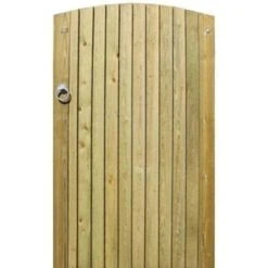 Convex Featherboard Gate (Right Hand Hanging) Complete With Fittings