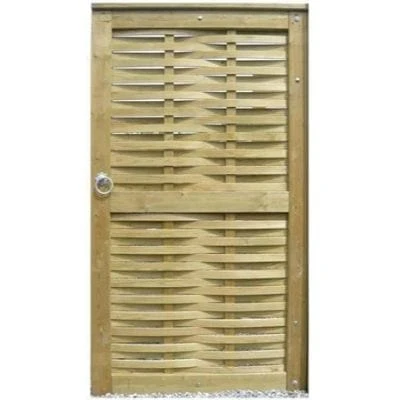 Woven Gate Inc Posts And Fittings - 1.78m X 1m 2 Woven Gate Inc Posts And Fittings - 1.78m X 1m - Image 2