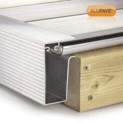 Alupave Fireproof Flat Roof & Decking Side Gutter - All Options -Build4less Shop 14