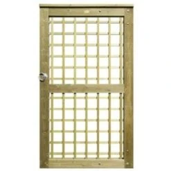 Square Trellis Gate Inc Fittings - 1.78m X 1m