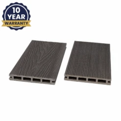 DDecks DuroD3 Composite Reversible Decking Board (Hollow) 145mm X 21mm X 3.6m - All Colours 13 DDecks DuroD3 Composite Reversible Decking Board (Hollow) 145mm X 21mm X 3.6m - All Colours -Build4less Shop 1st10YearDDecksDuroD3CompositeReversibleDeckingBoard Hollow