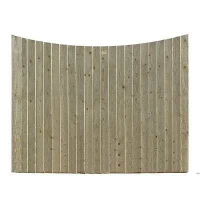 Concave Top Featherboard Fence Panel - All Sizes 2 Concave Top Featherboard Fence Panel - All Sizes - Image 2