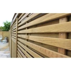 Frameless Venetian Hit And Miss Fence Panel - All Sizes -Build4less Shop 25300