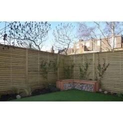 Frameless Venetian Hit And Miss Fence Panel - All Sizes