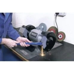 Draper Heavy Duty Bench Grinder -Build4less Shop 29621 GHD200iu2SIL