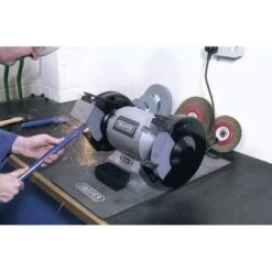 Draper Heavy Duty Bench Grinder -Build4less Shop 29621 GHD200iu3SIL