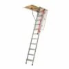 LML Lux Metal Loft Ladder With Unfolding Support Mechanism