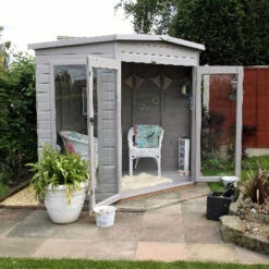 Barclay Shiplap Corner Summerhouse - All Sizes -Build4less Shop 3a