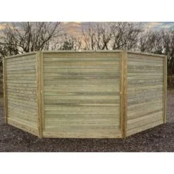 Slotted Corner Post (Angled For 30/45 Degrees) For 2.1m Fence -Build4less Shop 45degreeanglefencepost