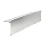 AF5 Aluminium Roof Edge Trim Mill Finish 110mm X 64mm X 3m