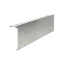 AF6 Aluminium Roof Edge Trim Mill Finish 150mm X 64mm X 3m