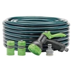 Draper Garden Hose And Spray Gun Kit - 12mm Bore X 30m