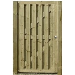 Vertical Hit And Miss Gate Incl Posts And Fittings - 1.75m X 1m