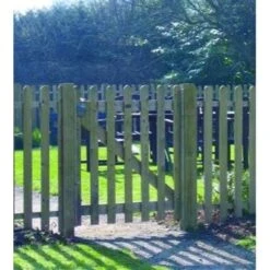 Round Pale Palisade Gate -Build4less Shop 6073