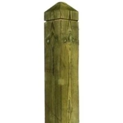 Planed Bollard / Grooved Top