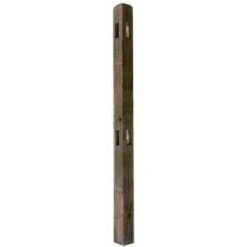 Palisade Round Top Corner Post (2 Morticed) - All Sizes