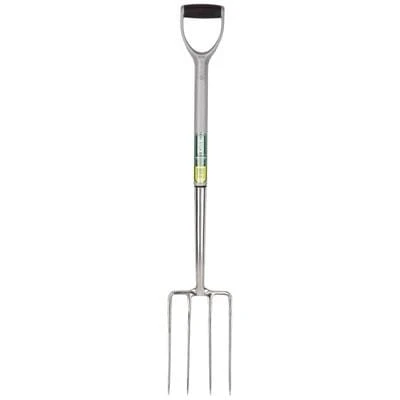 Draper Stainless Steel Garden Fork With Soft Grip - All Sizes 1 Draper Stainless Steel Garden Fork With Soft Grip - All Sizes