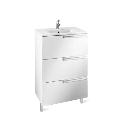 Roca Victoria-N Unik 3 Drawer Vanity Unit With 700mm Basin - All Colours - Image 2