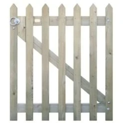 Pointed Pale Palisade Gate Inc Posts And Fittings