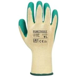 Portwest Grip Glove Latex (Pack Of 12) - All Sizes -Build4less Shop A100GNR R