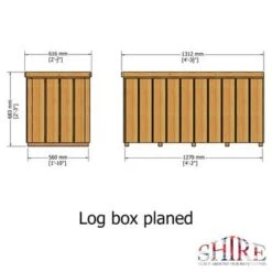 Planed Timber Log Box (Pressure Treated) -Build4less Shop A4406LogBoxPlanedPTMMFT 521x521 a1053638 13a7 4957 a1dd 9030c67dec25