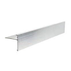 AA2 Aluminium Roof Edge Trim Mill Finish 75mm X 75mm X 3m