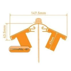 Corrapol-BT Aluminium Super Ridge Bar Set - All Sizes & Colours 17 Corrapol-BT Aluminium Super Ridge Bar Set - All Sizes & Colours -Build4less Shop AC330BL 01T