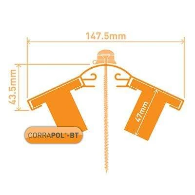 Corrapol-BT Aluminium Super Ridge Bar Set - All Sizes & Colours 9 Corrapol-BT Aluminium Super Ridge Bar Set - All Sizes & Colours - Image 9