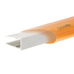 Snapa PVC Drip Trim White 2.1m - All Sizes