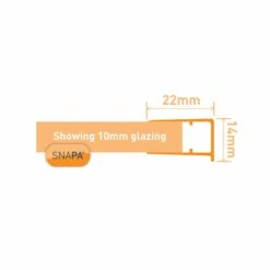 Snapa PVC Drip Trim White 2.1m - All Sizes -Build4less Shop AG62W 01T