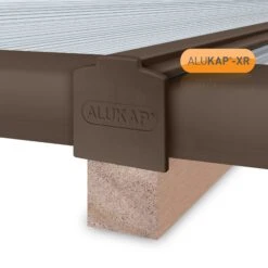 Alukap-XR 45mm Aluminium Bar With 45mm Rafter Gasket And End Cap - All Lengths -Build4less Shop AKX228B 02I