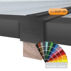 Alukap-XR 60mm Aluminium Bar With 45mm Rafter Gasket And End Cap - Full Range -Build4less Shop AKX328P 02I