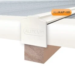 Alukap-XR 60mm Aluminium Bar With 45mm Rafter Gasket And End Cap - Full Range -Build4less Shop AKX328W 02I