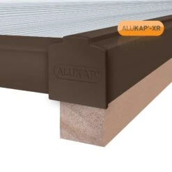 Alukap-XR 60mm Aluminium Gable Bar With 45mm Rafter Gasket And End Cap - All Lengths -Build4less Shop AKX460B 02I