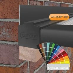 Alukap-XR 60mm Aluminium Wall Bar With 45mm Rafter Gasket And End Cap - All Lengths -Build4less Shop AKX560P 02I