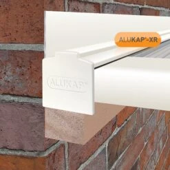 Alukap-XR 60mm Aluminium Wall Bar With 45mm Rafter Gasket And End Cap - All Lengths -Build4less Shop AKX560W 02I