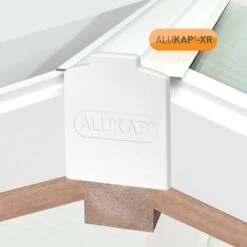 Alukap-XR Aluminium Hip Bar With 45mm Rafter Gasket And End Cap - All Lengths -Build4less Shop AKX620W 02I