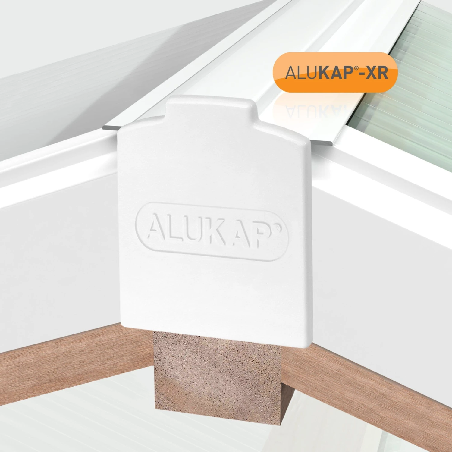 Alukap-XR Aluminium Hip Bar With 55mm Slot Fit Rafter Gasket And End Cap - All Lengths 2 Alukap-XR Aluminium Hip Bar With 55mm Slot Fit Rafter Gasket And End Cap - All Lengths - Image 2