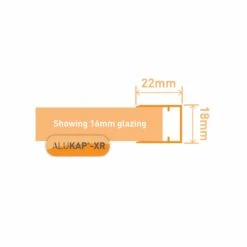 Alukap-XR 16mm Aluminium C Section - All Sizes -Build4less Shop AKX936 01T