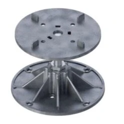 DDecks Decking / Paving DD Fire Rated Aluminium Adjustable Pedestal -Build4less Shop ALU 070 095 oblique 1 1 1