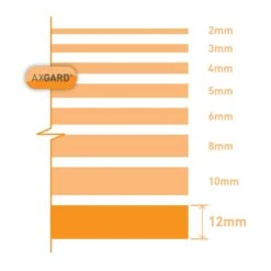 Axgard 12mm Clear UV Protect Polycarbonate Sheet - All Sizes -Build4less Shop AP12CUV1 01T