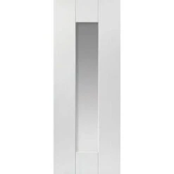 Axis White Primed Glazed Shaker Internal Door - All Sizes