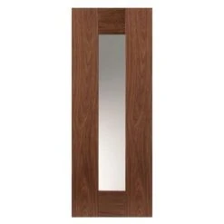 Axis Walnut Pre Finished Glazed Internal Door - All Sizes