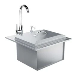 Sunstone Premium Water Sink With Faucet / Soap Dispenser / Grid Base