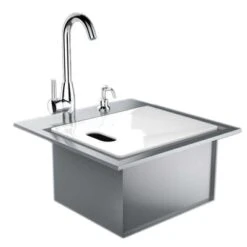 Sunstone Premium Water Sink With Faucet / Soap Dispenser / Grid Base -Build4less Shop B PS21 3