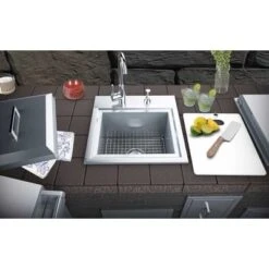Sunstone Premium Water Sink With Faucet / Soap Dispenser / Grid Base -Build4less Shop B PS21 4